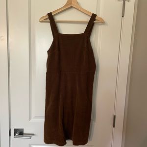 AE Corduroy Mini Overall Dress